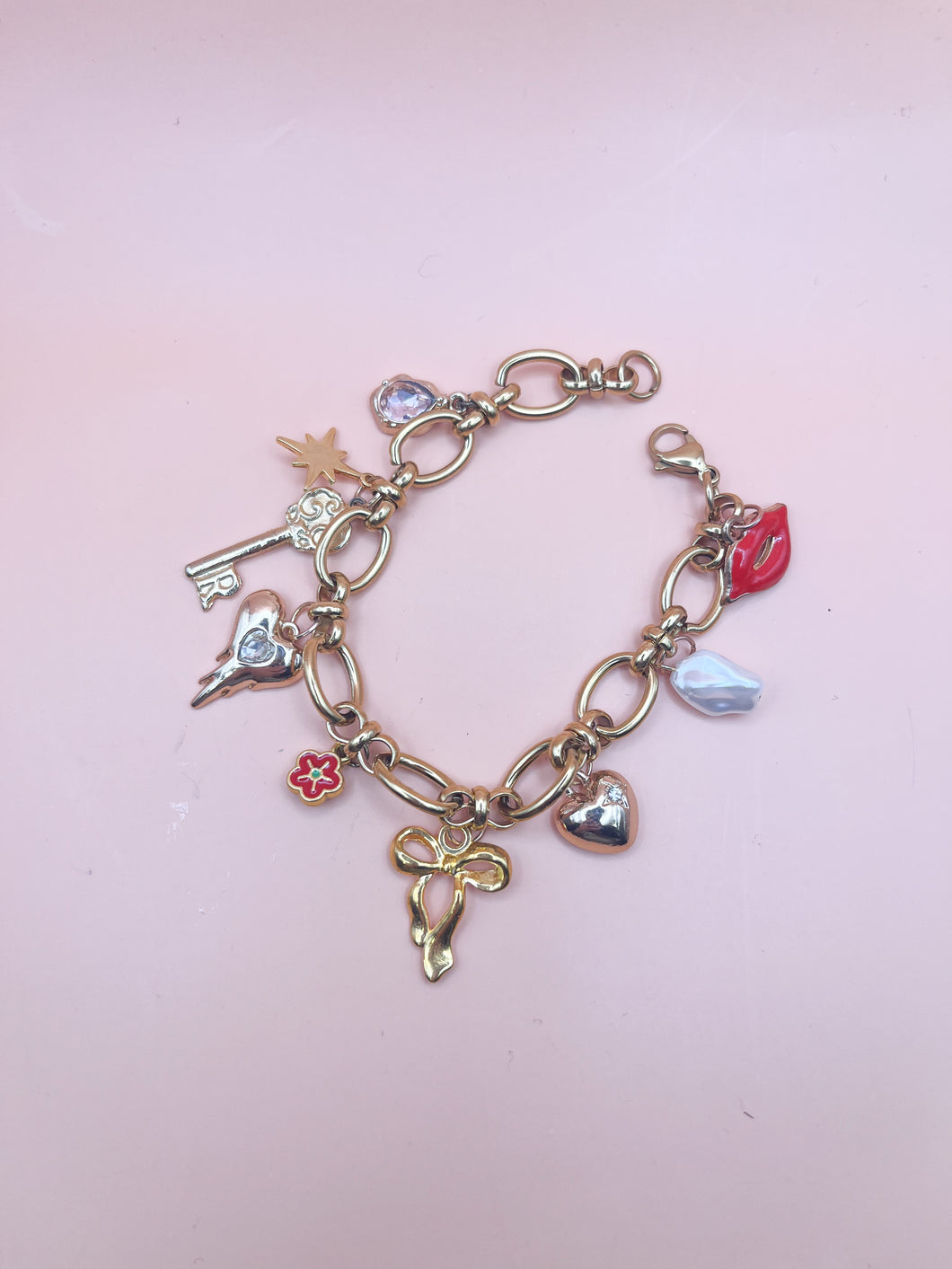 love -charm bracelet